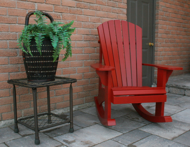 Adirondack Rocking Chair plans - The Barley Harvest Woodworking